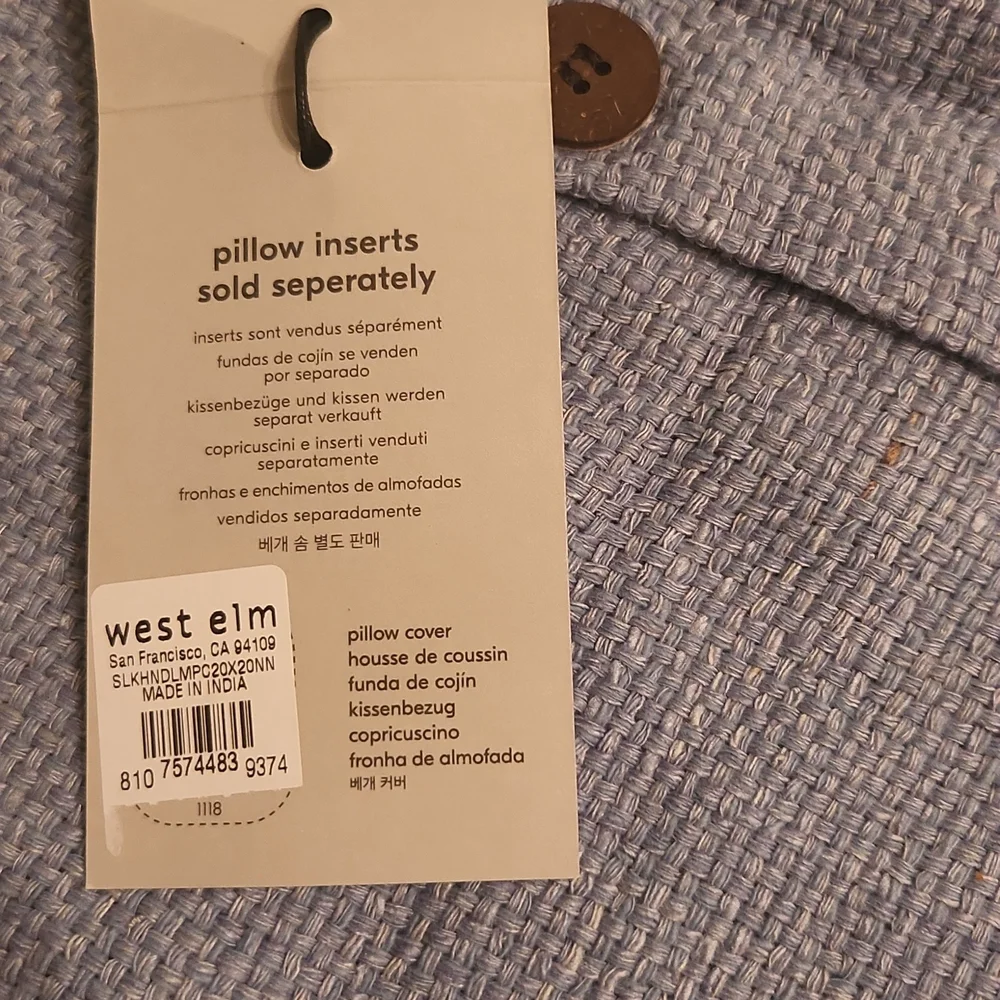 west elm pillow cover